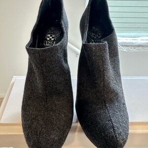 Vince Camuto Charcoal Ankle Booties